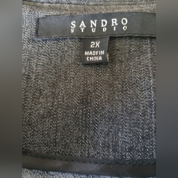 Sandro Studio/women's denim jacket - Picture 3 of 7